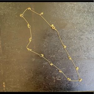 Madewell fringe gold tone necklace